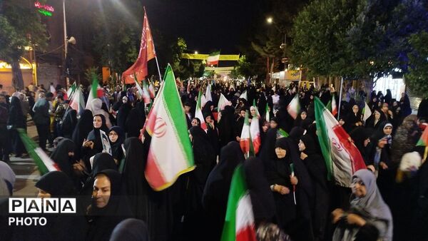 نود و نهمین شب از اجتماعات مردمی نیشابور 