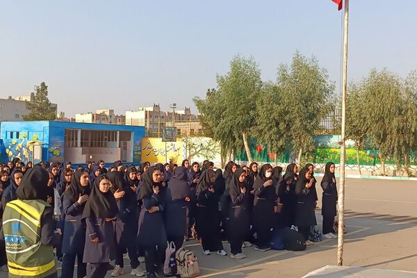 مراسم وفات حضرت معصومه(س) در دبیرستان الغدیر قیامدشت ری یک