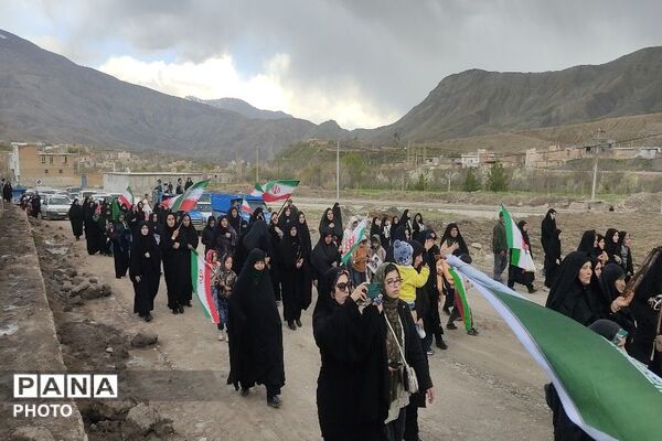 مراسم راهپیمایی اربعین شهادت قائد امت در شهر بار نیشابور-۱