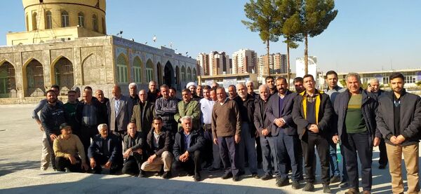 حضور خادمان اصفهانی در چایخانه امام رضا«ع» مشهد