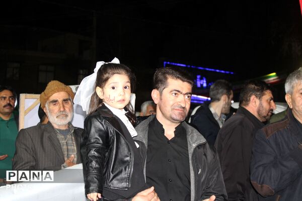 جلوه هایی از حضور باشکوه مردم آشخانه در راهپیمایی