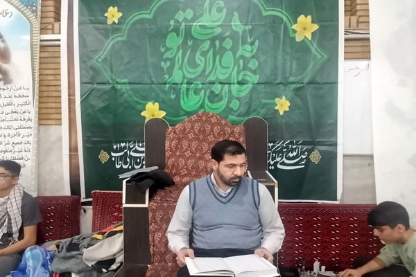 مراسم اعتکاف پسران آسمانی در مسجد علی ابن ابیطالب 