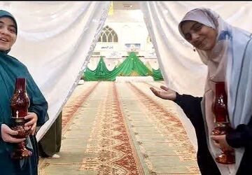 لحظه ورود بچه‌های آسمان به خانه خدا