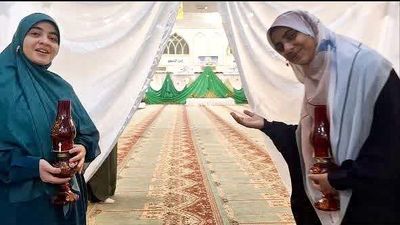 لحظه ورود بچه‌های آسمان به خانه خدا