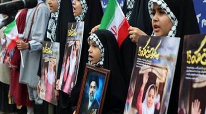 اعلام همبستگی دانش آموزان و فرهنگیان با آسیب دیدگان جنگ رمضان