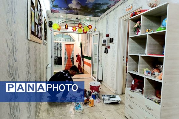 زیباسازی مدارس ملارد به منظور استقبال از دانش‌آموزان با محیطی شاد و تجهیزات نو 