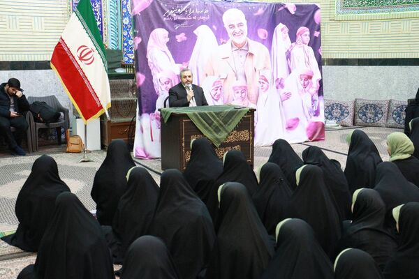 مراسم اعتکاف در مسجد ابوذر منطقه ۱۴ تهران 