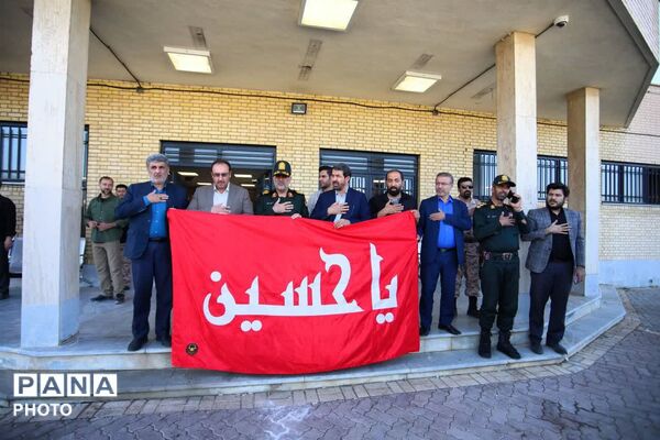 حضور استاندار همدان در کنار خادمان اباعبدالله الحسین (ع)
