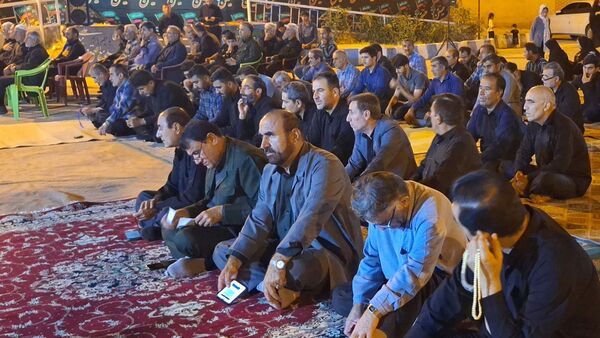 مراسم تاسوعای حسینی در شهرستان لنده