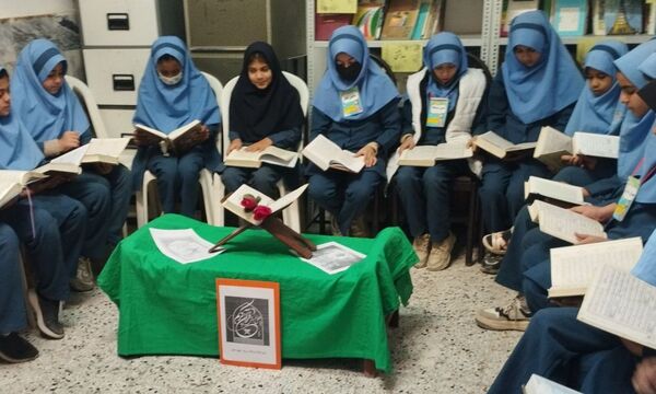 محفل انس با قرآن در آموزشگاه فرهنگ شهرستان خلیل آباد 