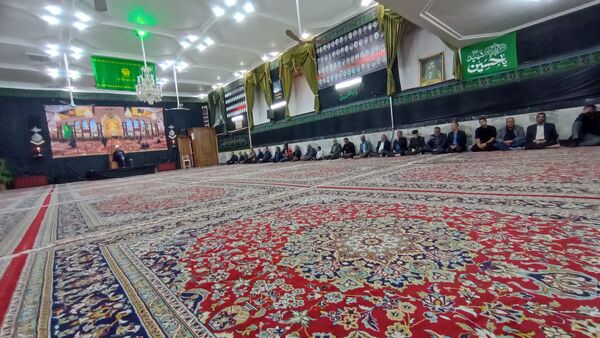  مراسم عزاداری دهه اول فاطمیه (س) در تکیه علی اکبری فدافن