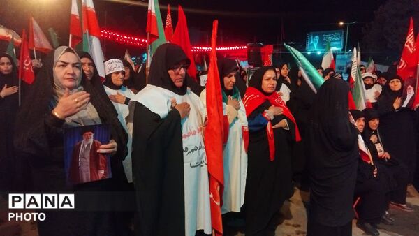 صد و پنجاه و پنجمین شب تجمعات بیعت با رهبری در نورآباد 