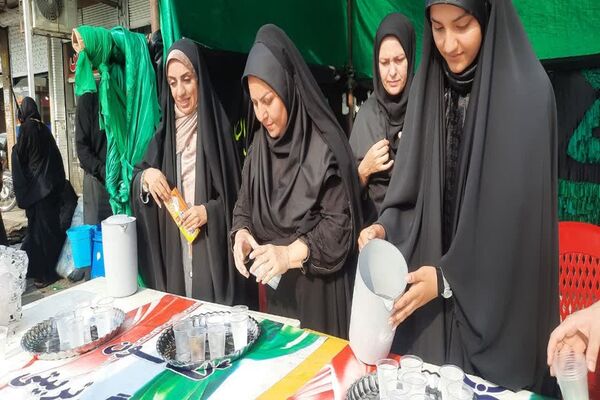  حضور جاماندگان حسینی در مرزهای خوزستان