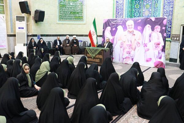 مراسم اعتکاف در مسجد ابوذر منطقه ۱۴ تهران 