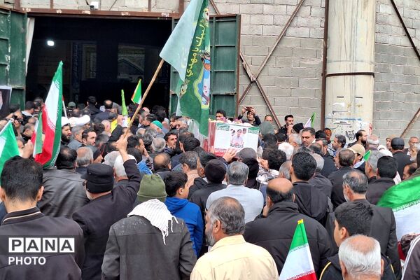 راهپیمایی روز قدس و تشییع شهید اقتدار در مرودشت