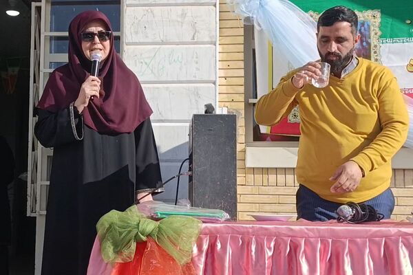 مراسم جشن میلاد امام زمان (عج) در دبیرستان مهر نیشابور 