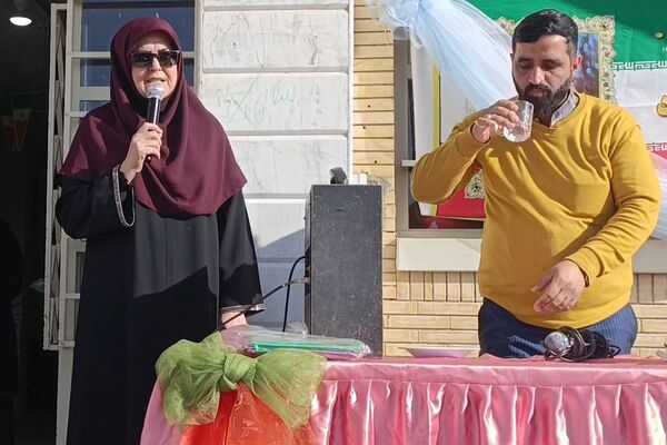 مراسم جشن میلاد امام زمان (عج) در دبیرستان مهر نیشابور 