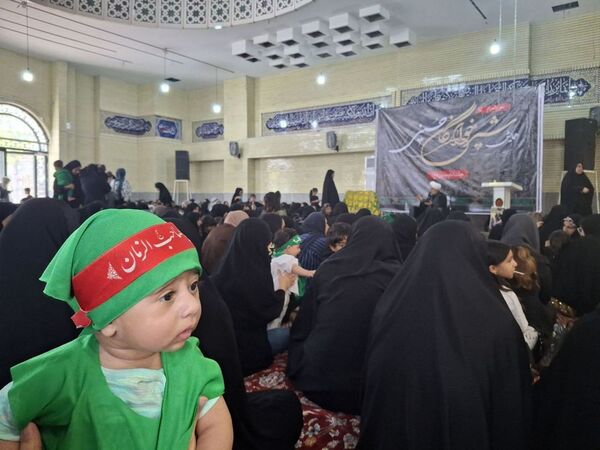همایش شیر خوارگان حسینی در جم