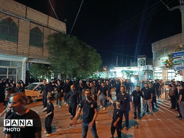 عزاداری شب نهم محرم الحرام در روستای رزق آباد 