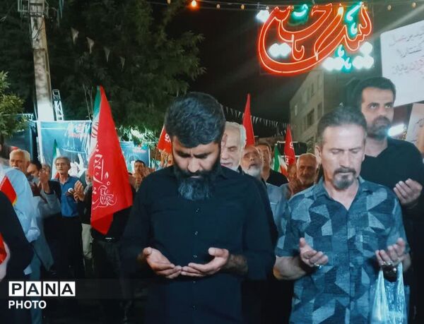 هم‌دردی مردم کرج با مردم جنوب ایران  در صدو سی ونهمین شب از اجتماعات