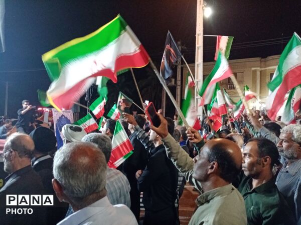 مردم فین هرمزگان با آرمان‌های انقلاب اسلامی