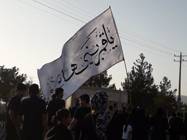 پیاده روی جاماندگان اربعین در کاشمر