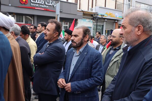 راهپیمایی روز قدس در شهرستان سرعین