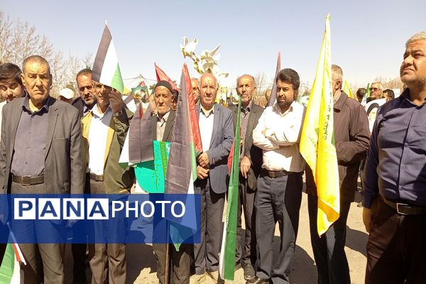 حضور پرشور مردم یاسوج در راهپیمایی روز قدس