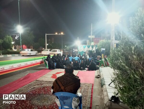 موکب دانش‌آموزی محله امامشهر یزد