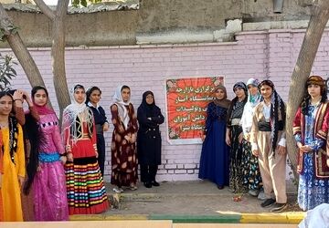 جشنواره اقوام ایرانی در دبیرستان بشرا شهرستان فردیس