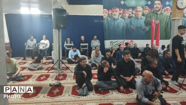 آیین گرامیداشت اولین سالگرد شهید حسین قربانی در نظرآباد 