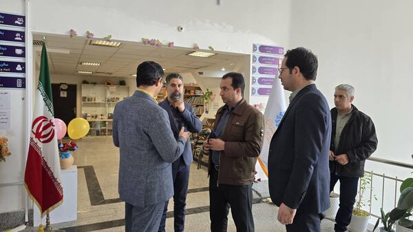 بازدید مدیر کل کتابخانه های عمومی استان خراسان شمالی از کتابخانه شهید بهشتی آشخانه 