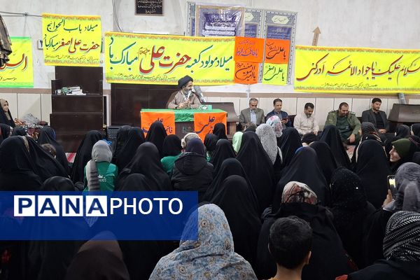 اعتکاف دانش‌آموزان دختر نوجوان در مسجد علی‌بن‌ابی‌طالب(ع) روستای ملاانبار