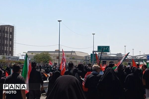 تهران از لنز دوربین خبرنگاران پانا شهرستان قدس در سوگ رهبر شهید انقلاب