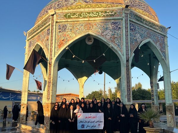 حضور دانش آموزان سملقان در راهیان نور