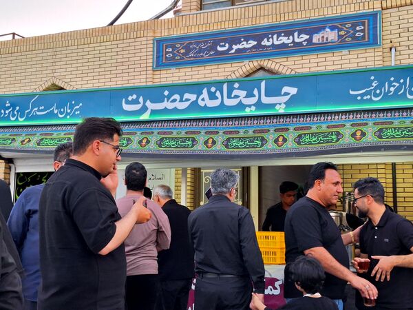 عزاداری هیئت‌های مذهبی در بارگاه منور امام زاده محمد عابد کاخک
