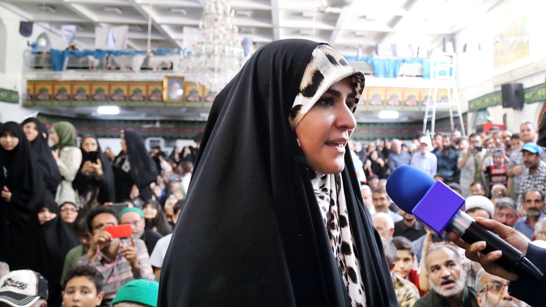 اجتماع بزرگ شیروانی‌ها در محکومیت جنایات صهیونسیتها با سخنرانی «سحر امامی»