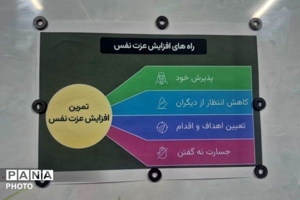 کارگاه آموزشی "هویت دخترانه و  افزایش عزت‌نفس" ویژه دانش‌آموزان پایه ششم دبستان هدی 