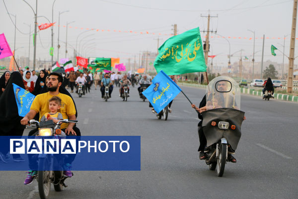 شادپیمایی مردم قم به مناسبت عید غدیر-1