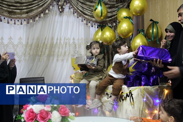 جشن نیمه‌شعبان و گرامیداشت تولد فرزندان شهدای اقتدار در سازمان دانش‌آموزی آذربایجان شرقی