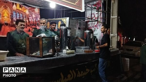 موکب خیمه العباس در دومین شب از ماه محرم ۱۴۰۵ 