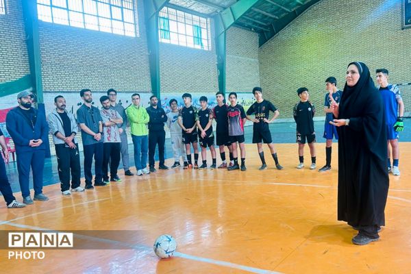 اختتامیه مسابقات فوتسال بین‌مدرسه‌ای پسران جام اقتدار ایران در پردیس