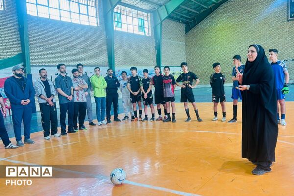اختتامیه مسابقات فوتسال بین‌مدرسه‌ای پسران جام اقتدار ایران در پردیس