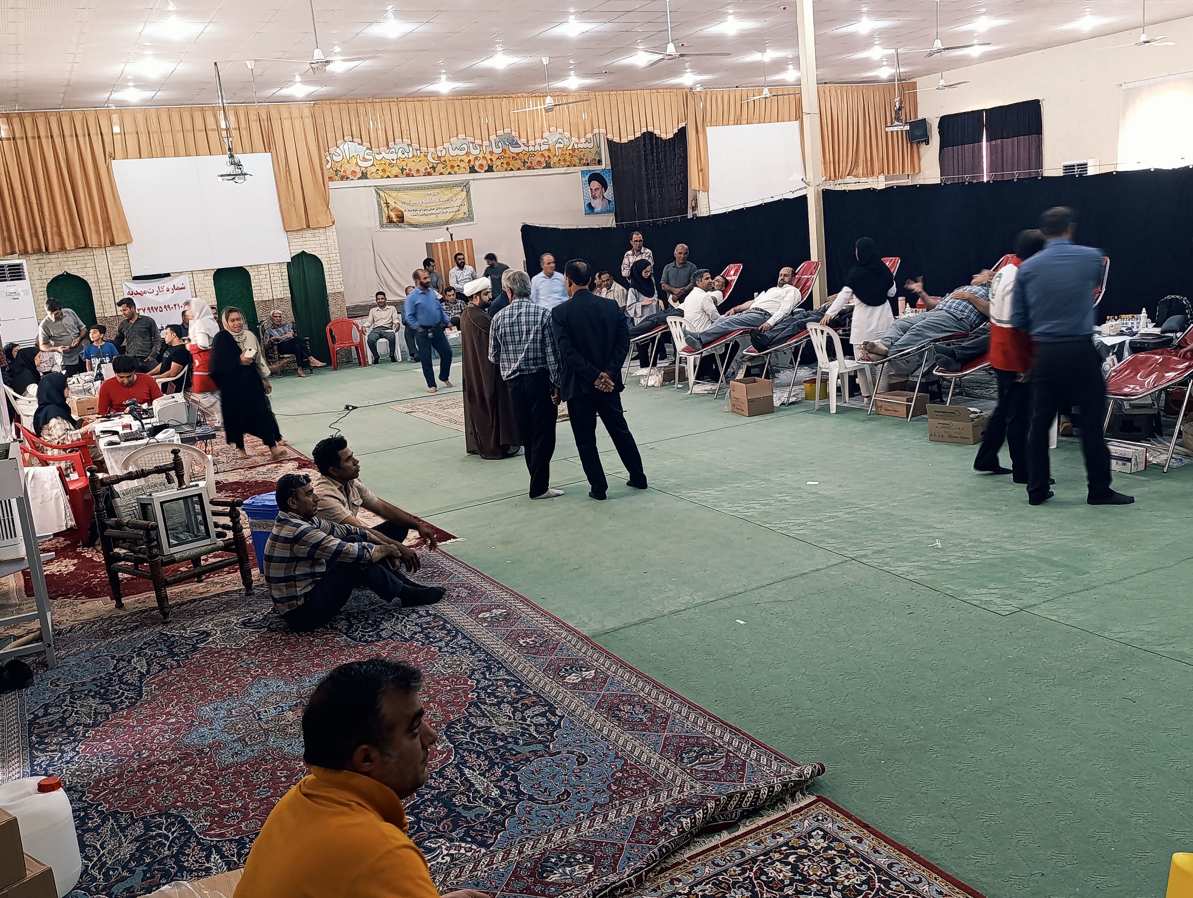 استقبال چشمگیر فراشبندی‌ها از اهدای خون؛ ۱۲۰ واحد خونی در یک روز جمع‌آوری شد