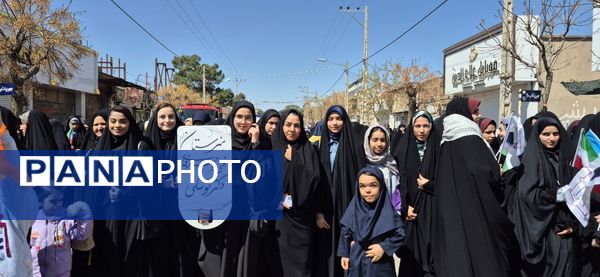 راهپیمایی روز قدس در شهرستان رشتخوار