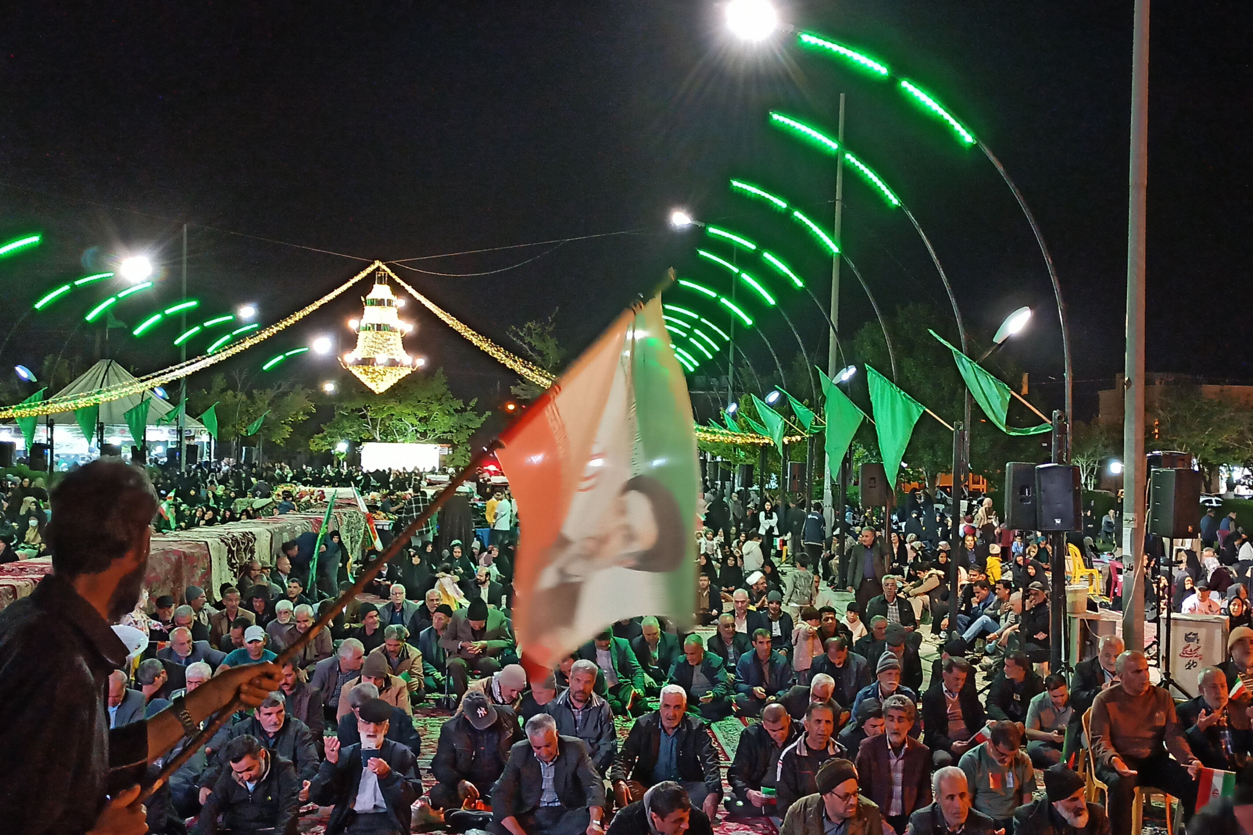 جشن مردمی ولادت امام رضا(ع) در آباده