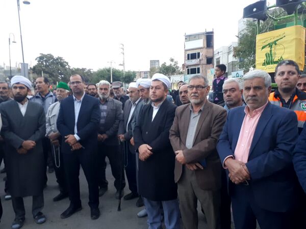 تجمع باشکوه مردم آشخانه در محکومیت اسرائیل و ترور شهید سیدحسن نصرالله 