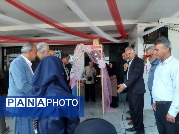 مانور بازگشایی مدارس عباس آباد 