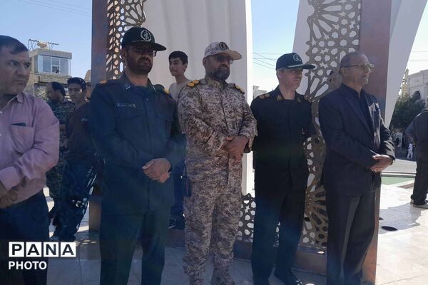 «جانفدایان»؛ نمایش آمادگی و هماهنگی در میدان