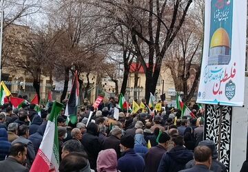 حضور پرشور مردم روزه دار شهرکرد در راهپیمایی روز قدس